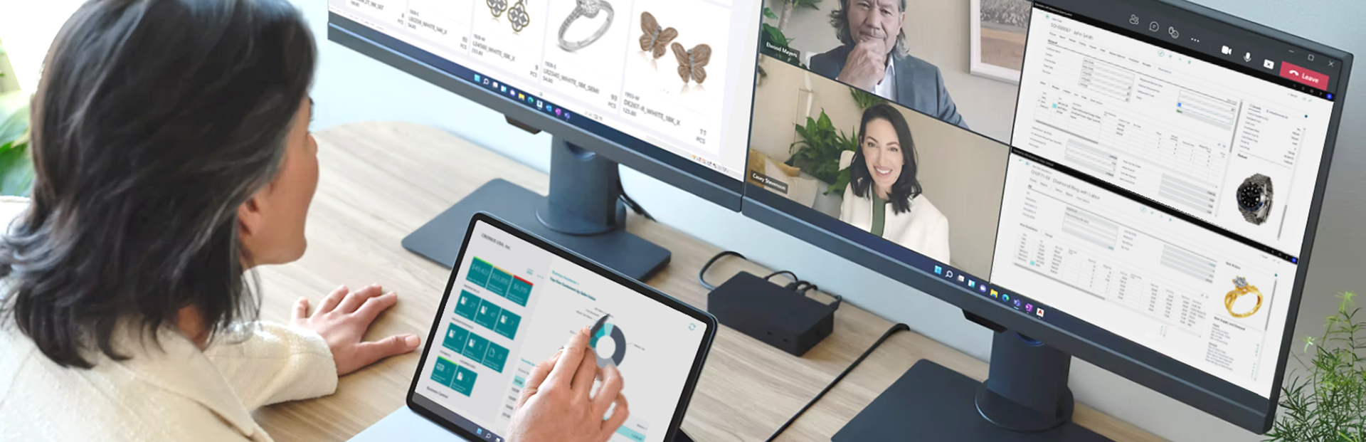 Jewelry ERP and Business Central software screens for support and implementation discussions